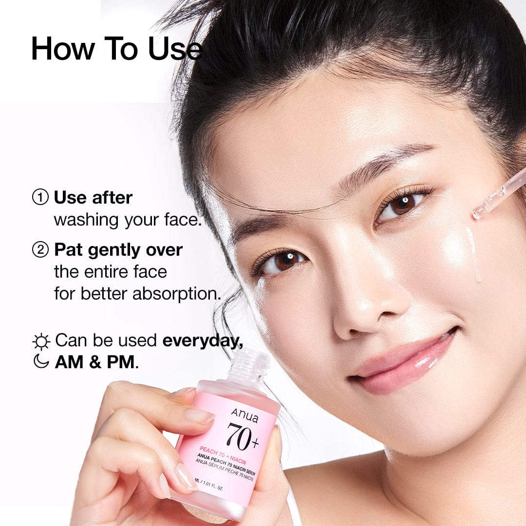 Anua Global Ampoule/Serum 30ml Peach 70% Niacinamide Serum