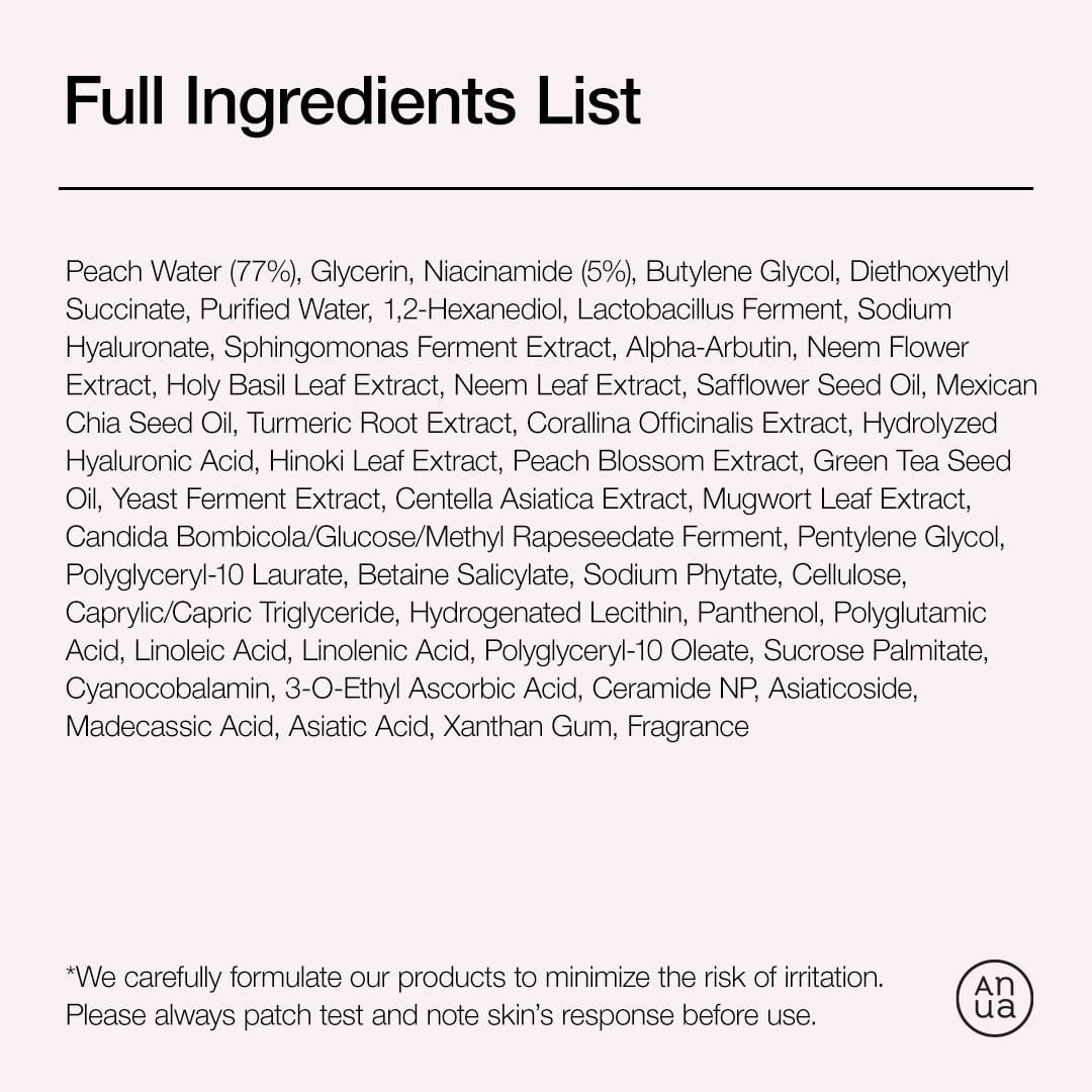 Anua Global Ampoule/Serum 30ml Peach 70% Niacinamide Serum
