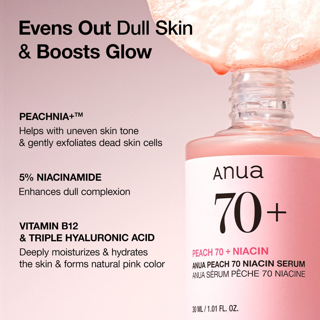 Anua Global Ampoule/Serum 30ml Peach 70% Niacinamide Serum