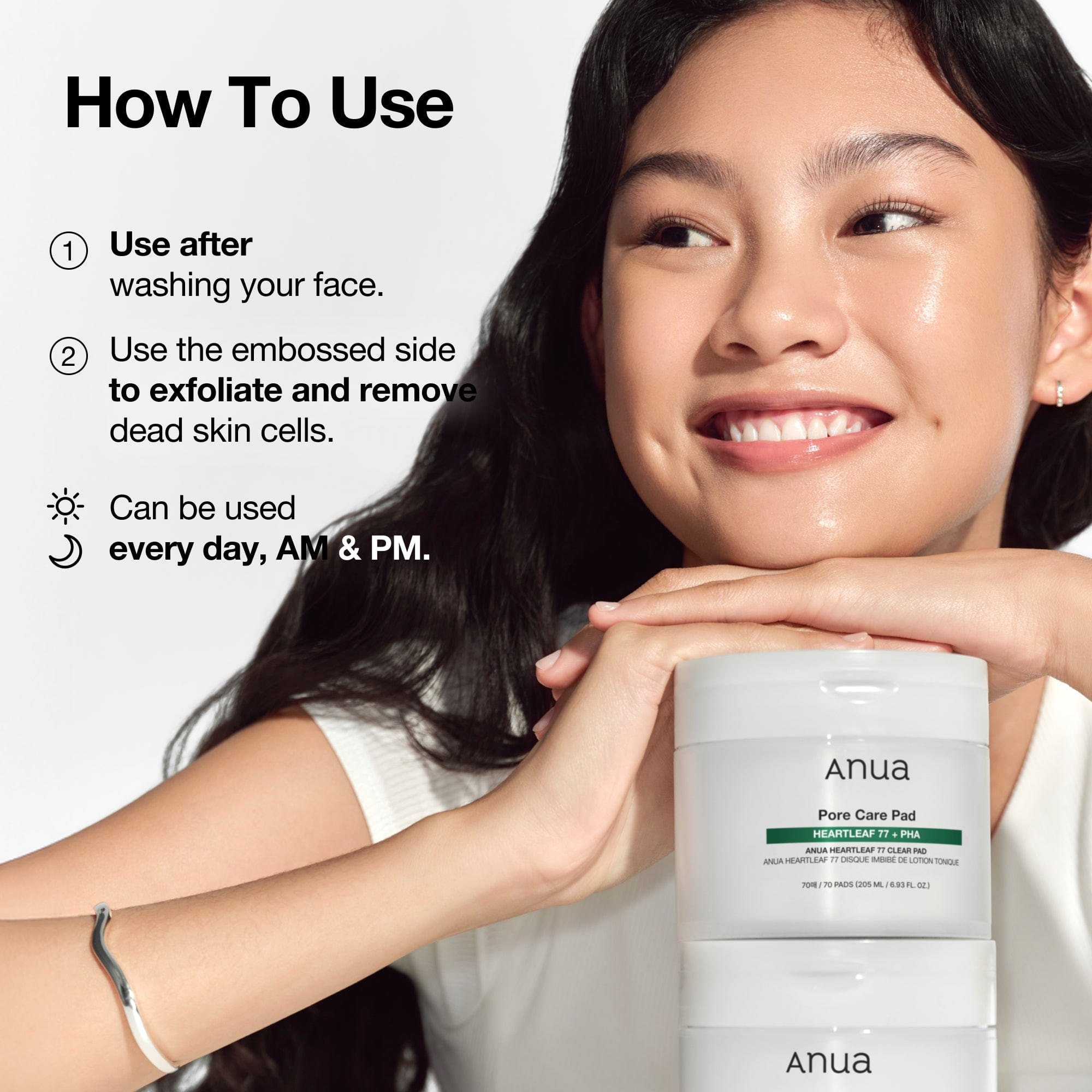 Anua Global Toner 205ml / 70ea Heartleaf 77 Toner Pad
