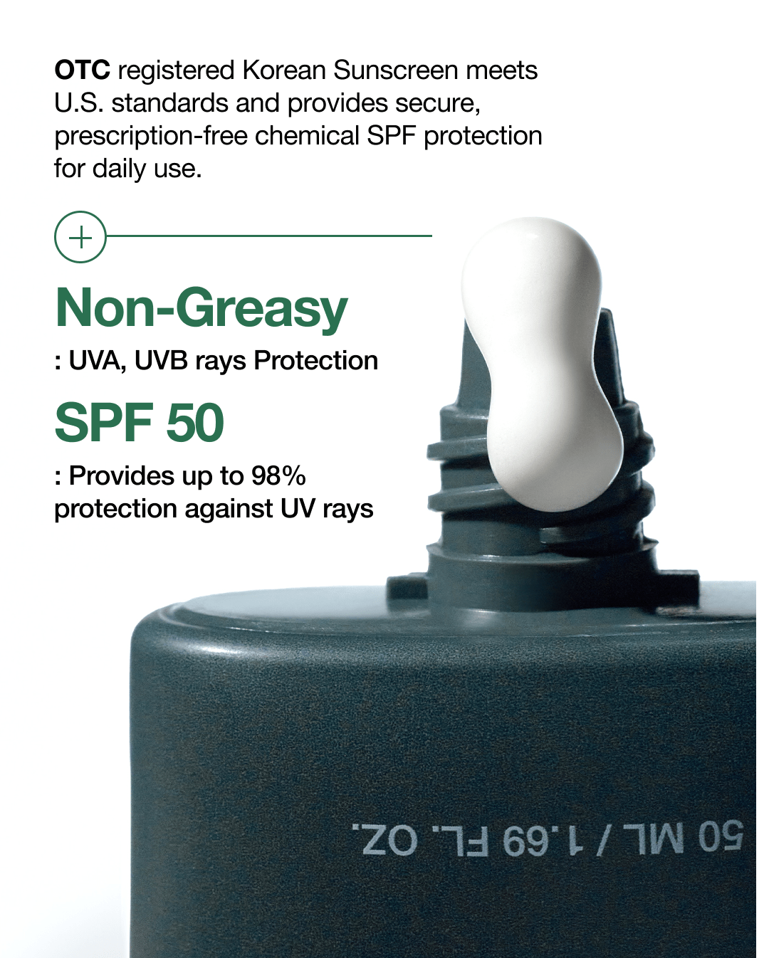Anua Sun Care 50ML Heartleaf Silky Moisture Mild Sunscreen