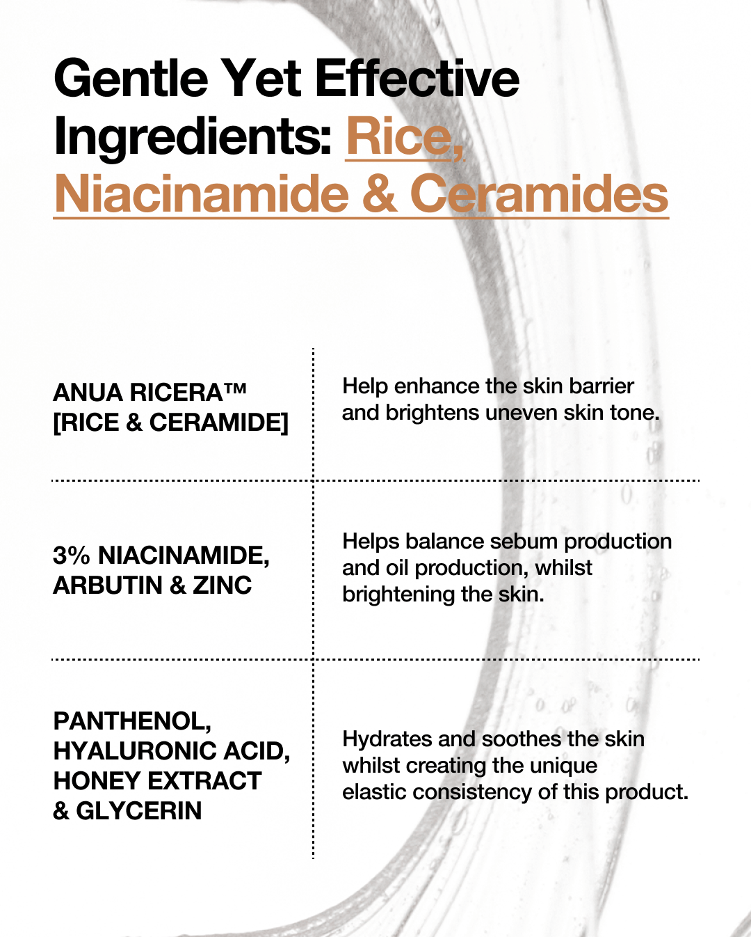 Anua US Ampoule/Serum 50ml Rice Ceramide 7 Hydrating Barrier Serum