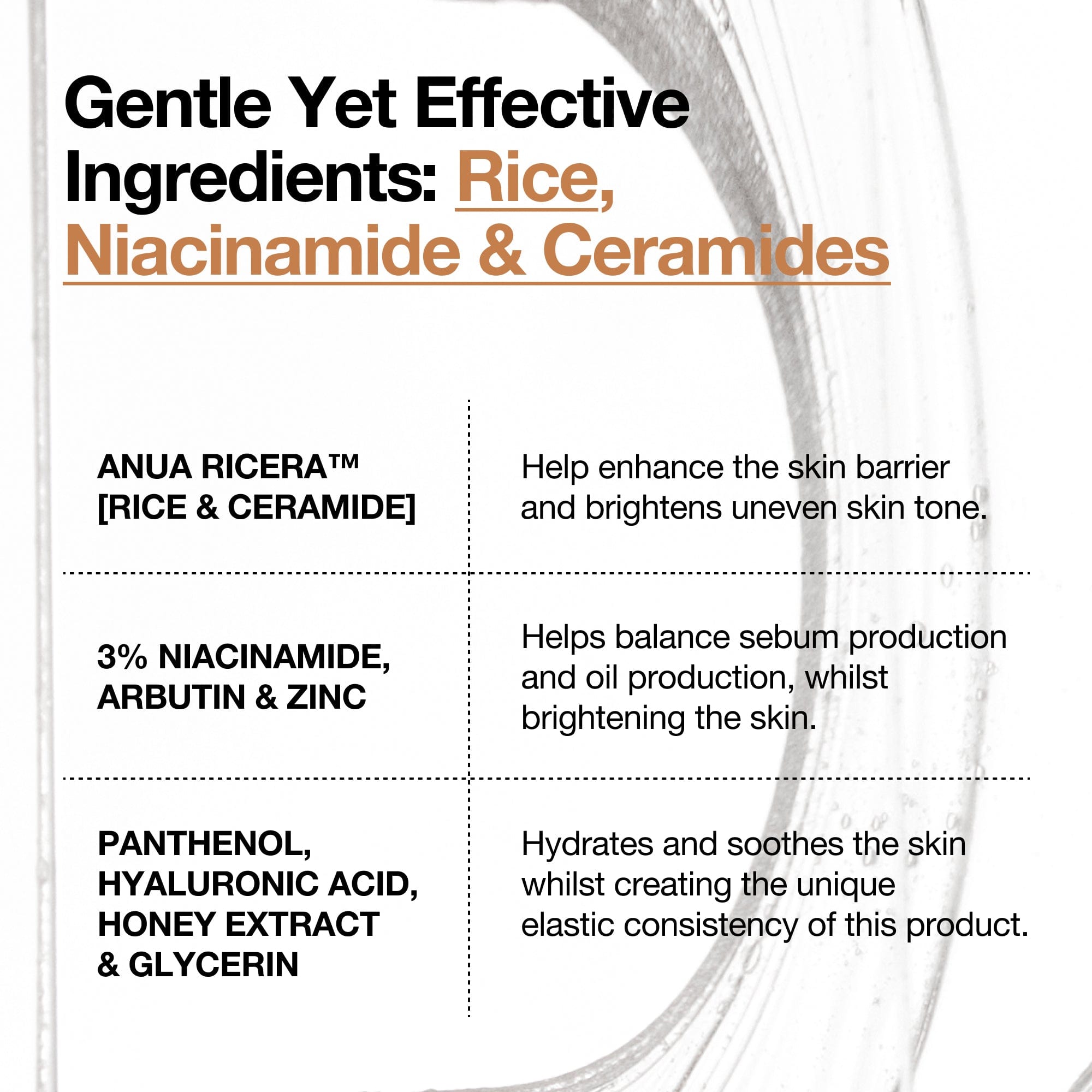Anua US Ampoule/Serum 50ml Rice Ceramide 7 Hydrating Barrier Serum