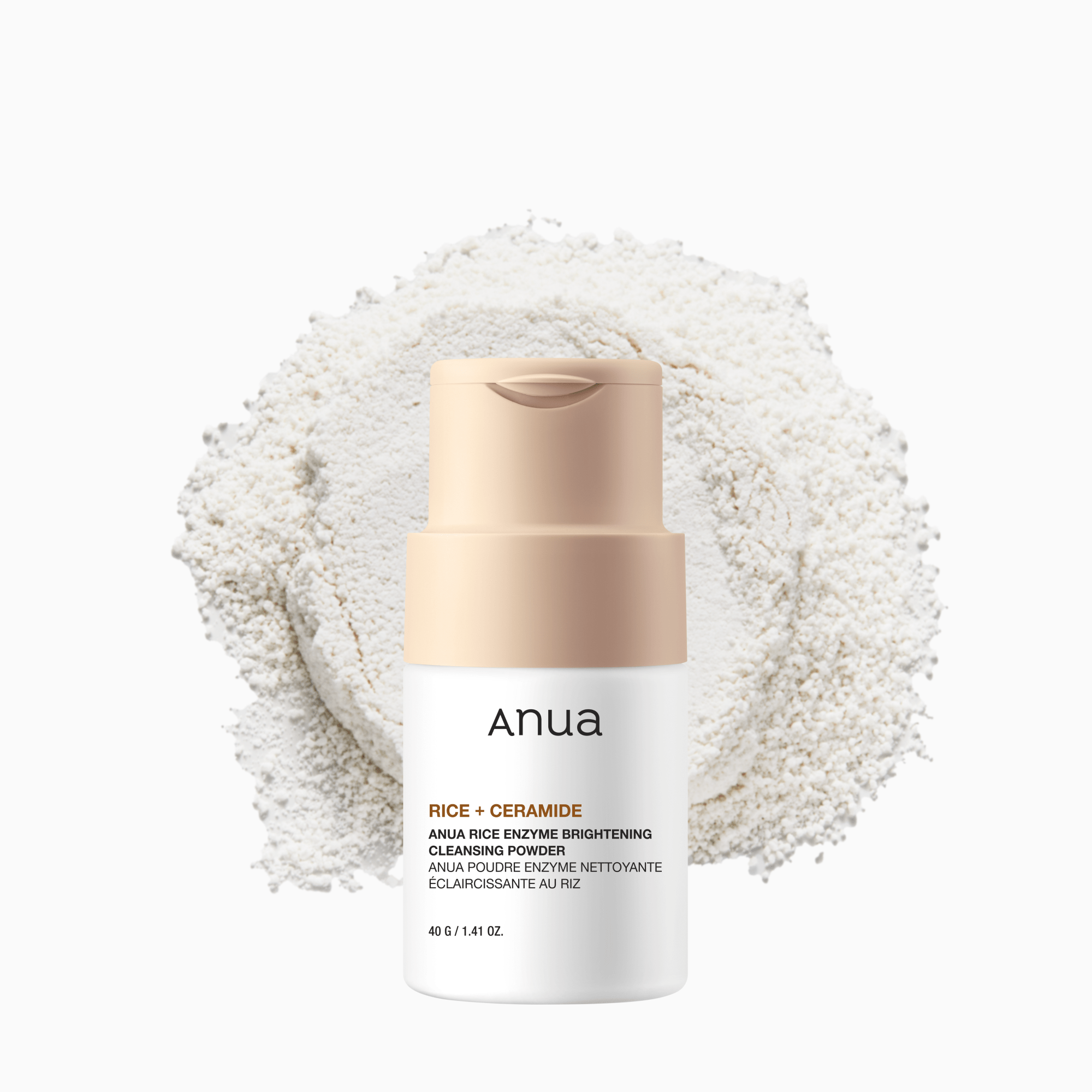 Anua US Cleanser 1.41 OZ Rice Enzyme Brightening Cleansing Powder