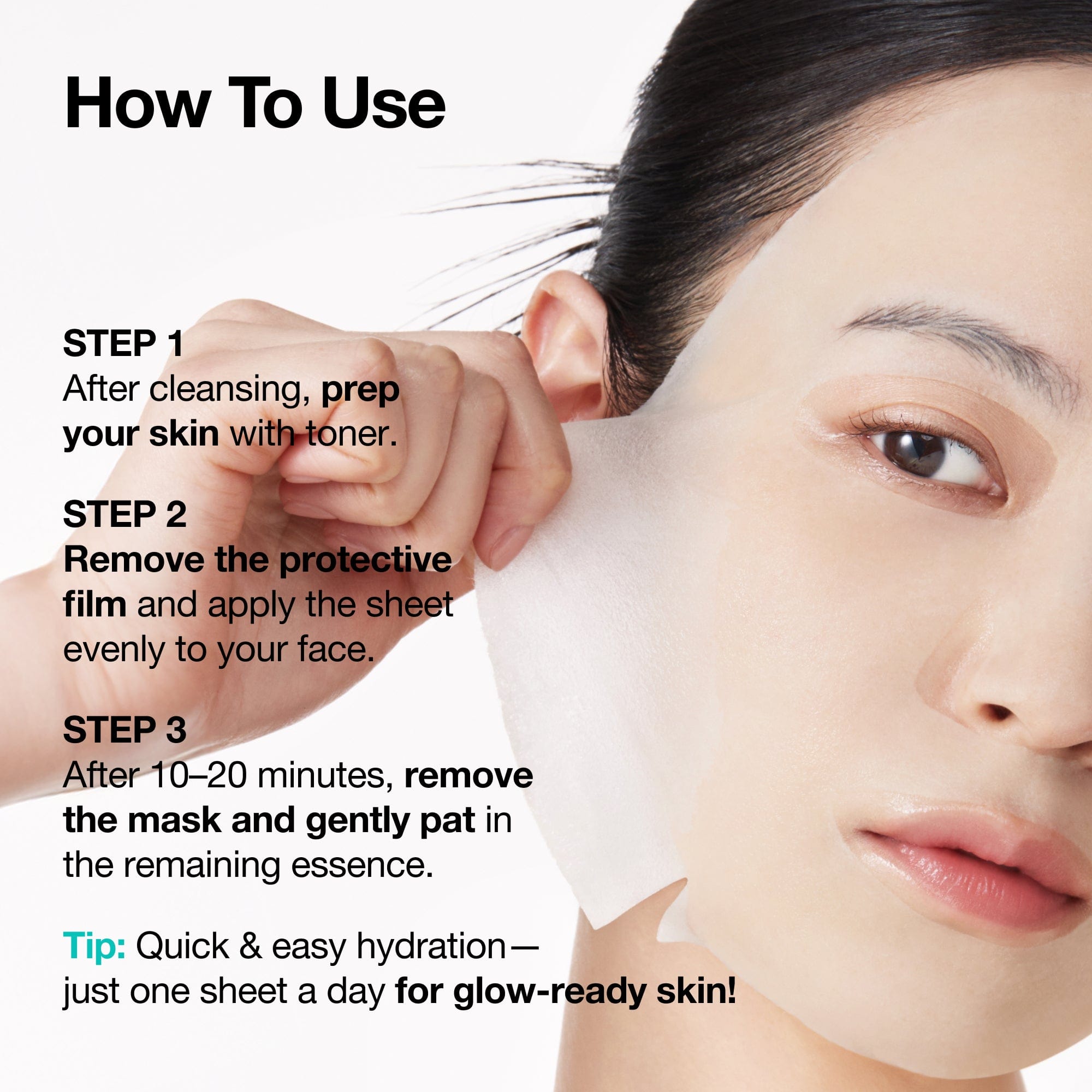 Anua US Sheet Mask PDRN Hyaluronic Acid Capsule 100 Serum Mask