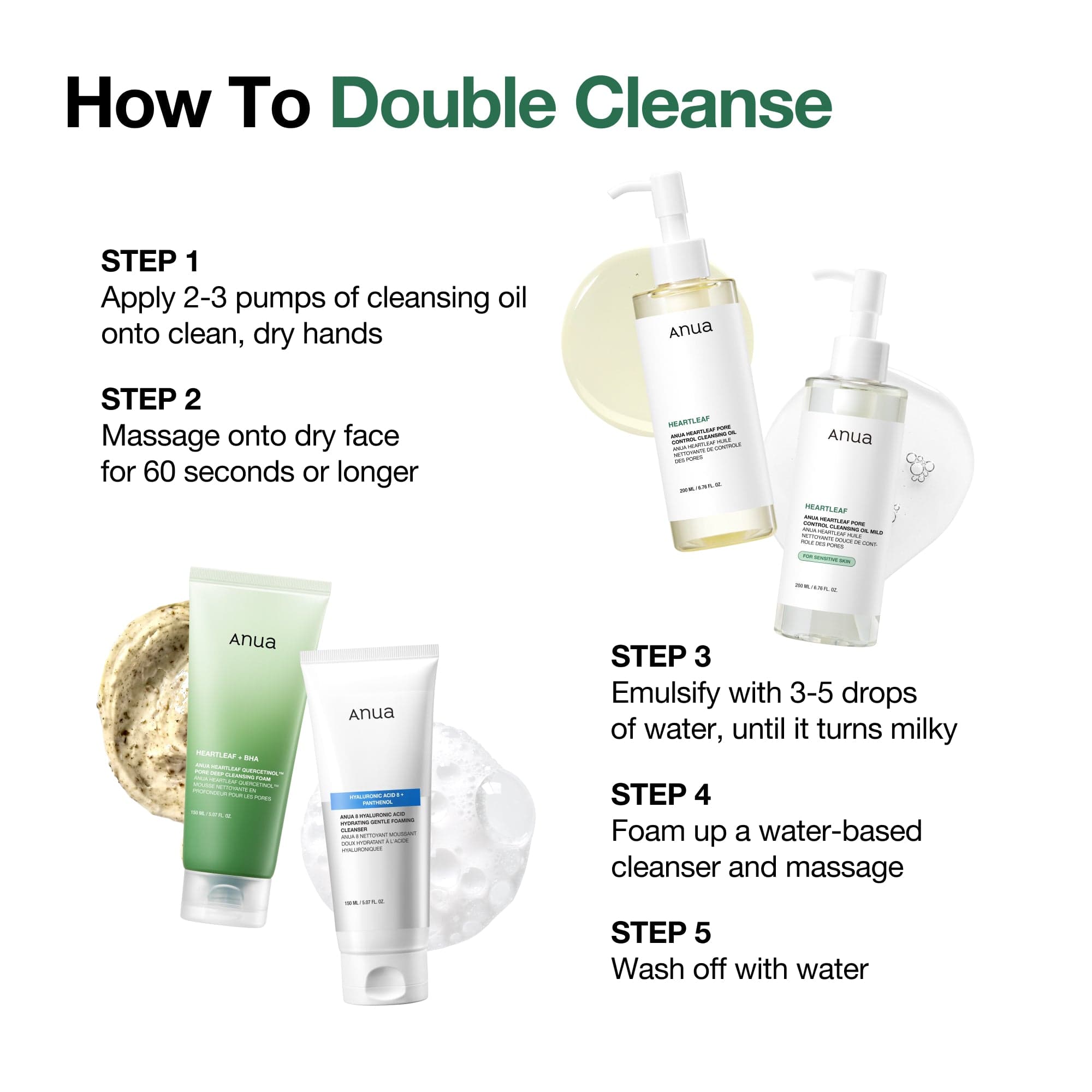 Anua Global Cleanser 200ml Heartleaf Pore Control Cleansing Oil
