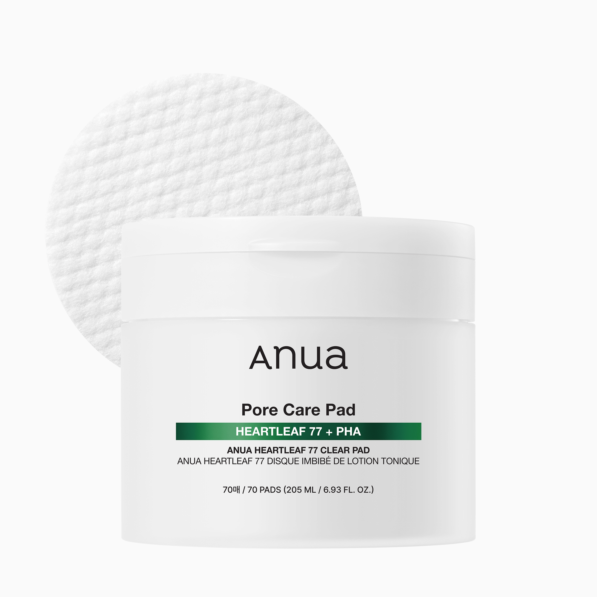 Anua Global Toner 205ml / 70ea Heartleaf 77 Toner Pad
