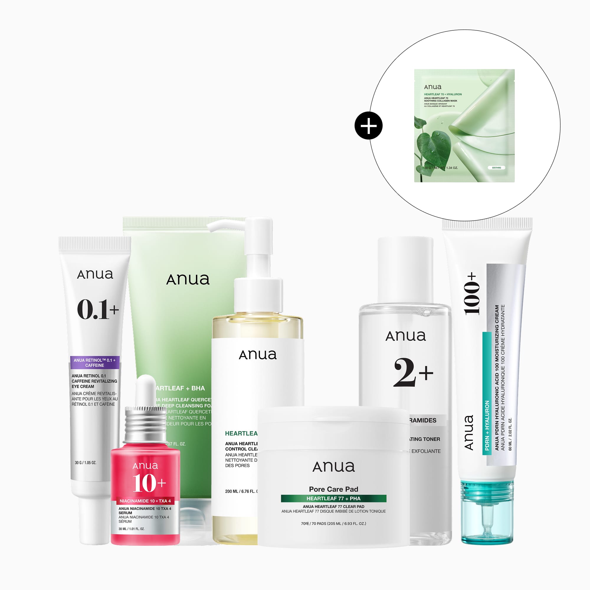 Anua US Bundle 7-Day Pore-refine Routine Set