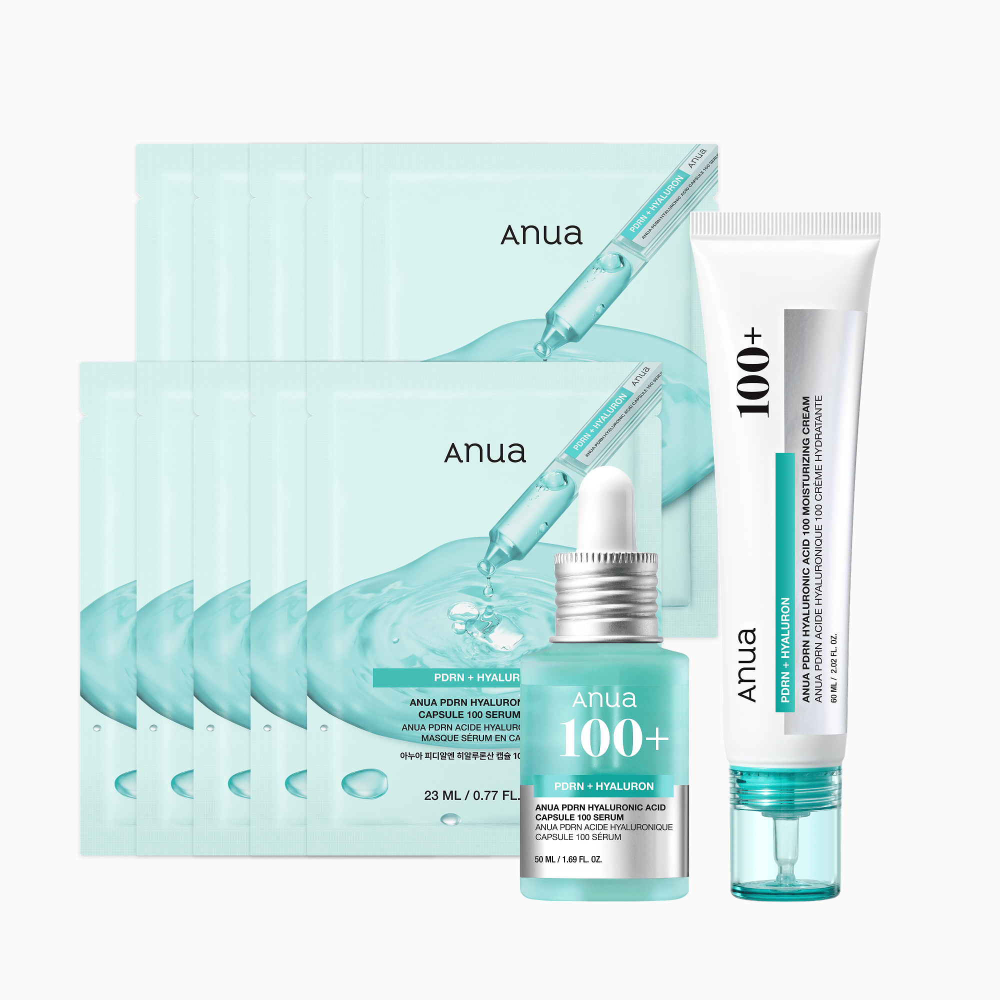 Anua US Bundle PDRN 3-Step Skincare Wrinkle-care Set