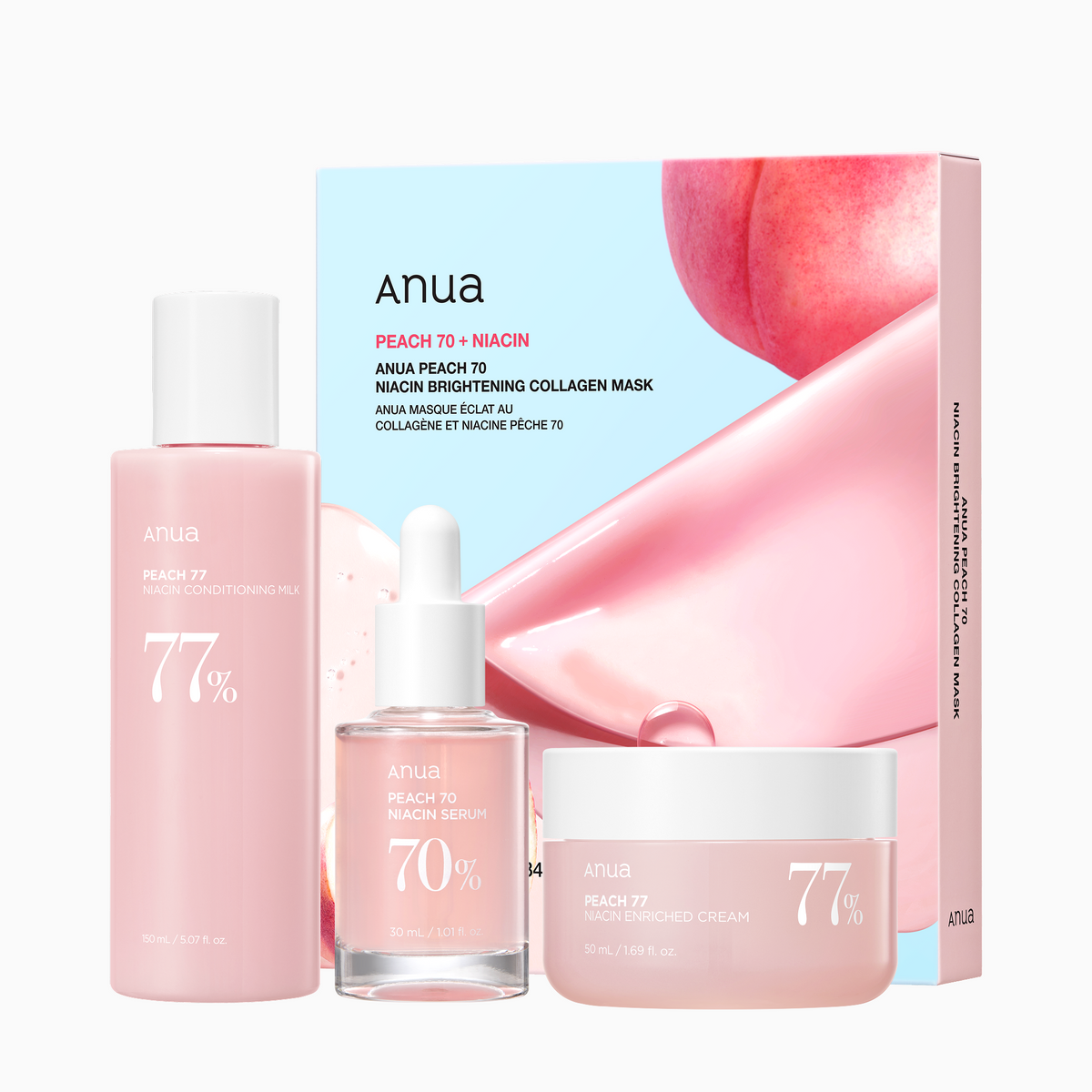 ANUA PEACH トライアルセット Peach Brightening Set