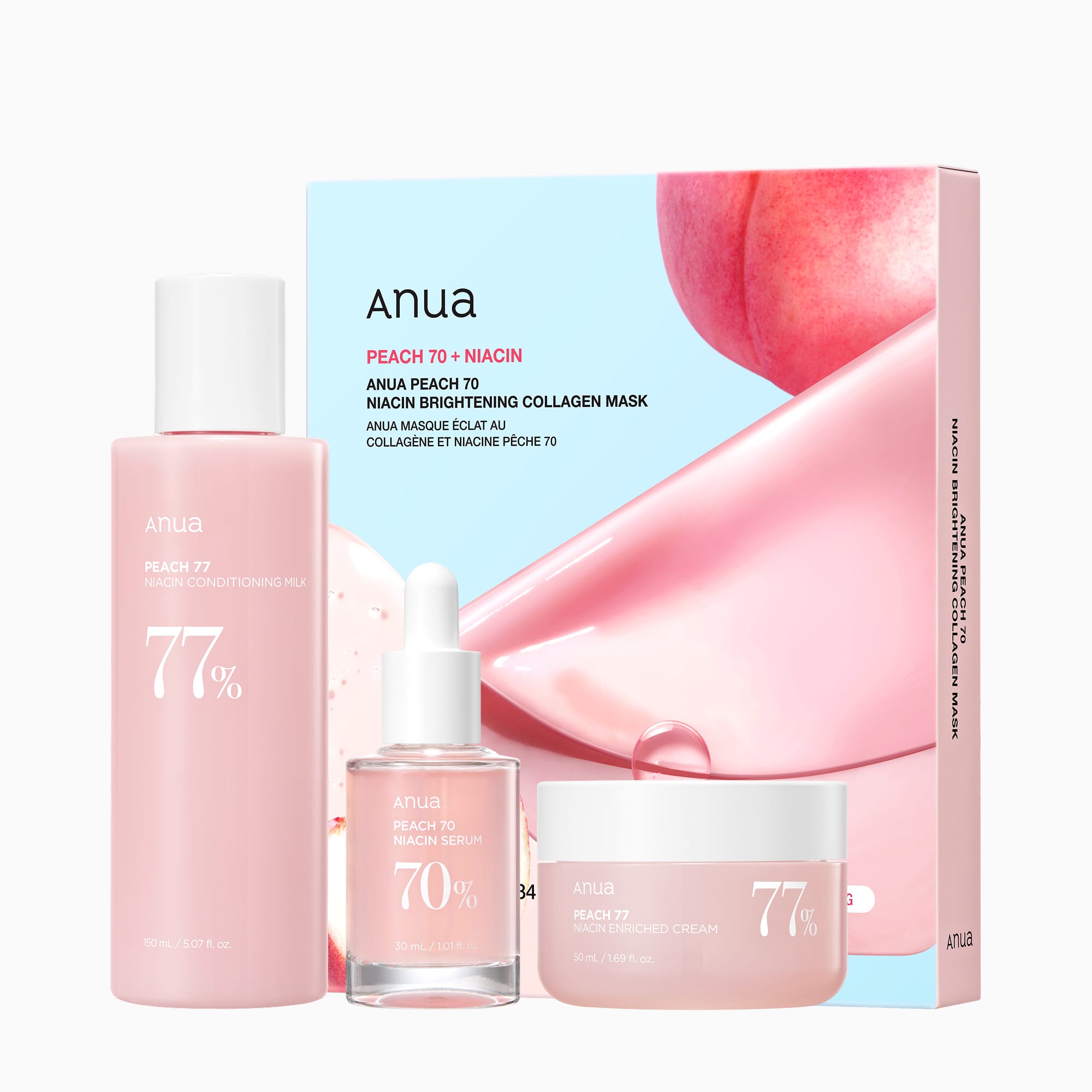 Anua US Bundle Peach Brightening Set