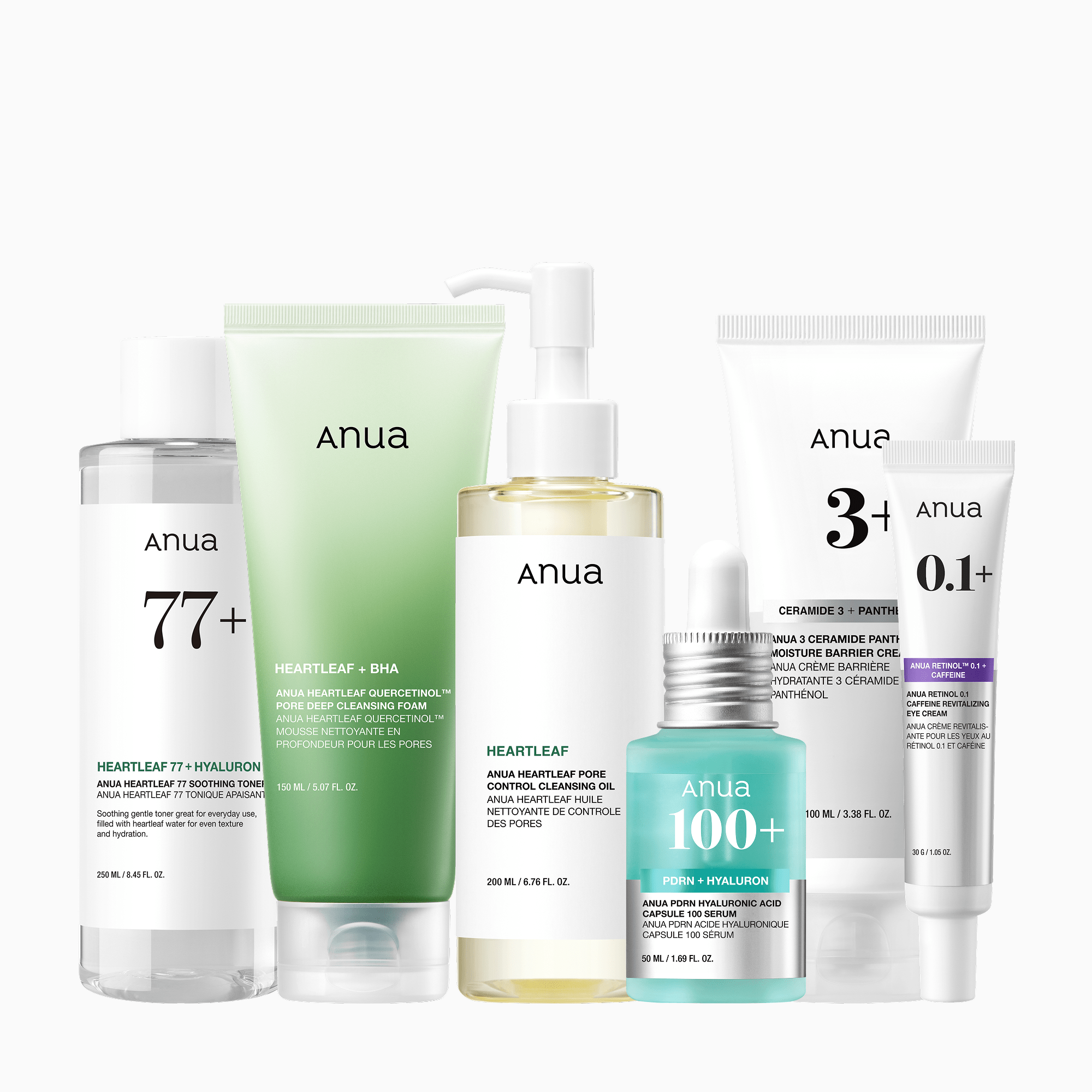Anua US Bundle Youthful Glow Skincare Set + Eye cream Youthful Glow Skincare Set