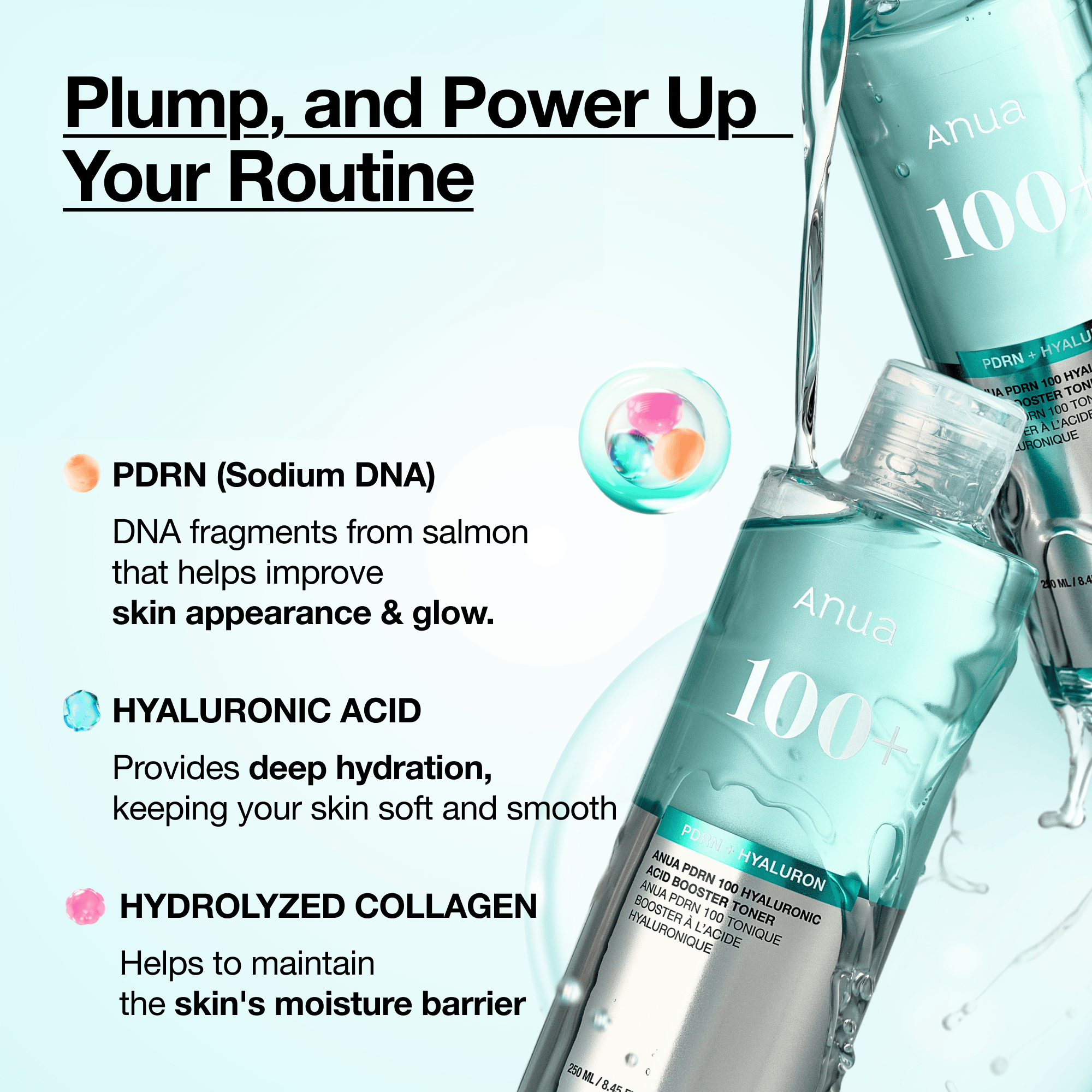 Anua US Toner PDRN 100 Hyaluronic Acid Booster Toner